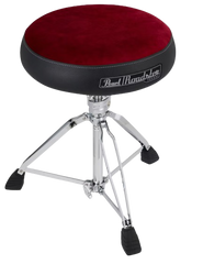 Pearl D-1500RST Drum Throne, with Red Cloth Seat Top