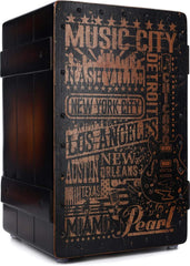 Pearl PBC-122B Cajon, Music Town USA - Dark Brown