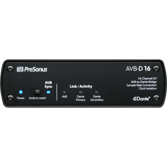 PreSonus AVB-D16 16x16 AVB-to-Dante Bridge – Beats The Musical ...