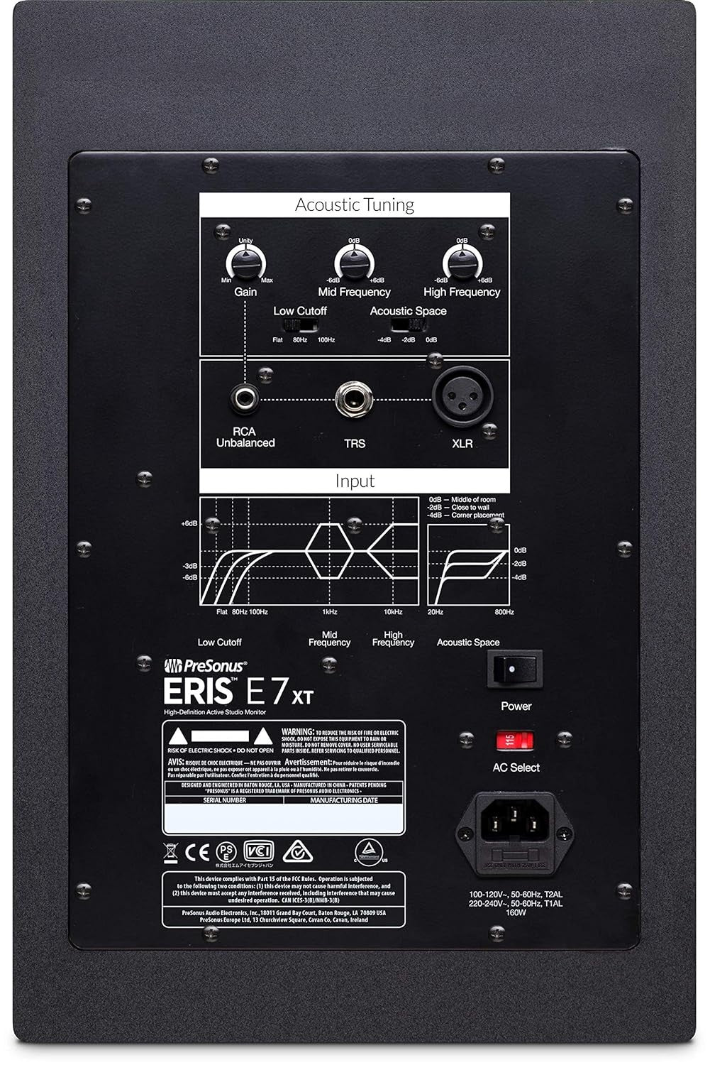 PreSonus Eris E7 XT 2-Way Active Studio Monitors with EBM Waveguide (Pair)