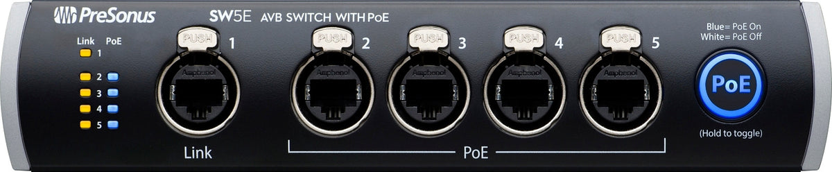 Presonus SW5E Mixer Accessory - AVB Switch