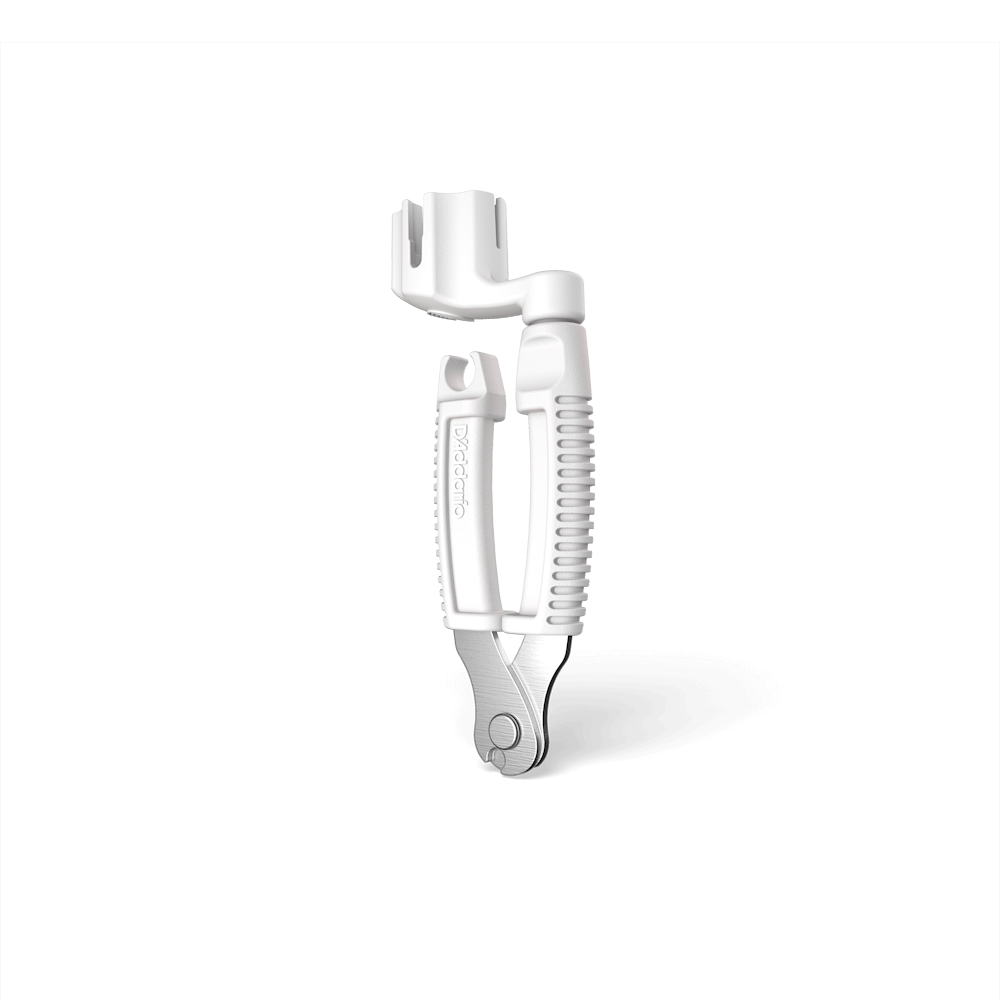 D'Addario DP0002W Pro-Winder White String Winder, Cutter, & Bridge Pin Puller