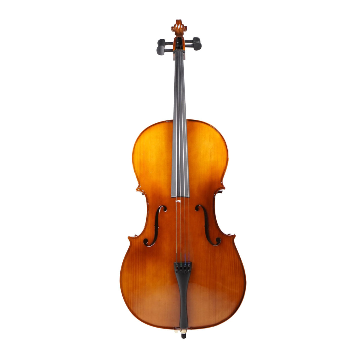 Procraft PRCS102H Solid Spruce Top Cello - Light Brown