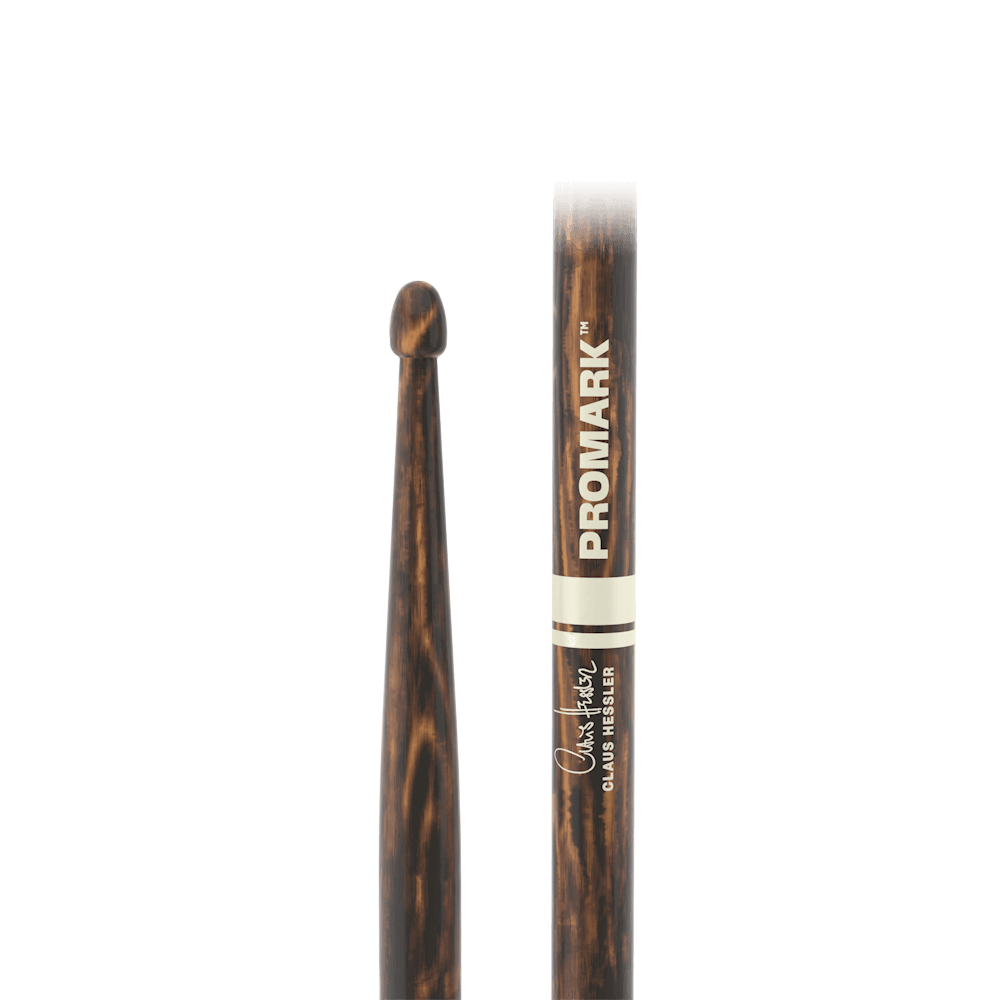 Promark TXCHW-FG-AGC Claus Hessler ActiveGrip Clear FireGrain Drumstic ...