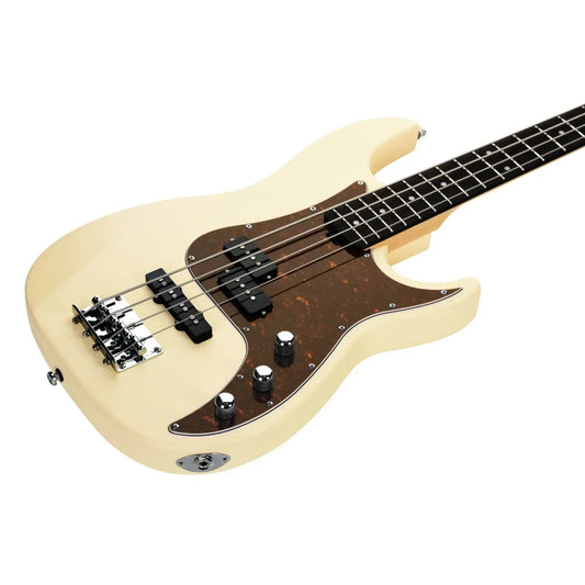 Hex RB100R S/VC Electric Bass Guitar - Vintage Cream