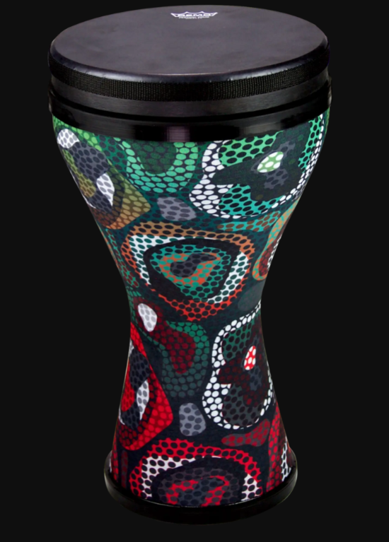 Remo DK-2510-68 Festival Doumbek Tribal Green 10"