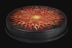 Remo MO-2514-SD-0030 Djembe Head Mondo Skyndeep Flame Graphic 14"