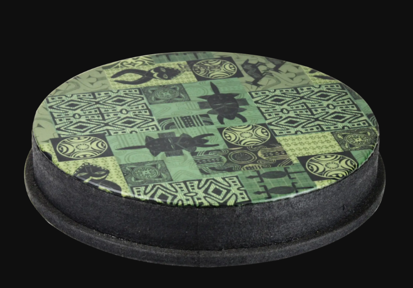 Remo MO-2514-SD-0032 Djembe Head Mondo Skyndeep Green Kinte Graphic 14"