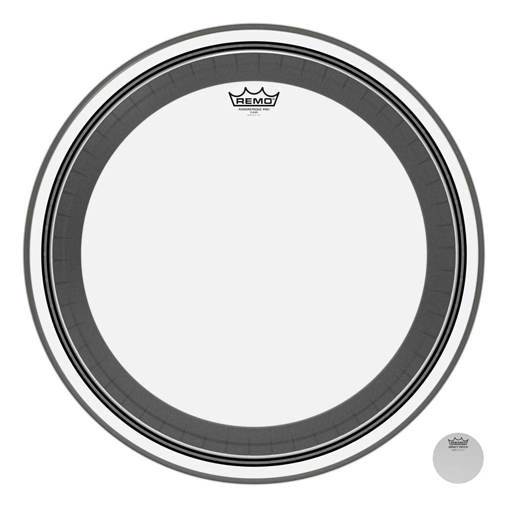 Remo PR-1322-00 Powerstroke Pro Clear Bass Drumhead 22"