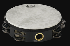 Remo TA-5208-70 Tambourine Fiberskyn Quadura Black