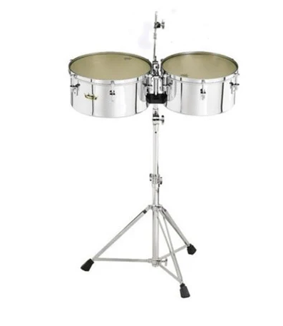 Remo TB-1314-WC Valencia Chrome Timbales with Stand
