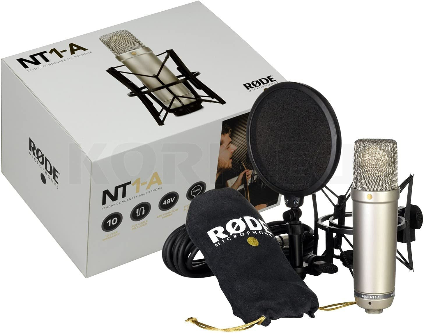 RODE NT1-A VOCAL CONDENSER MICROPHONE PACKAGE – Beats The Musical ...