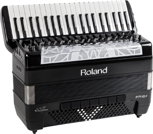 Roland FR-8X-BK V-Accordion (Black, with Keys)