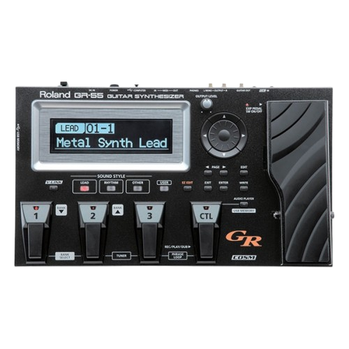 Roland GR-55 GK BK Guitar Synthesizer With GK-3 Pickup Black