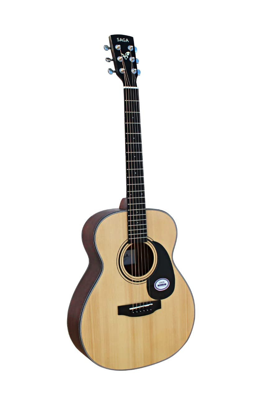 Saga GS-600 Traveller Acoustic Guitar (With Saga Padded Bag) (Natural)