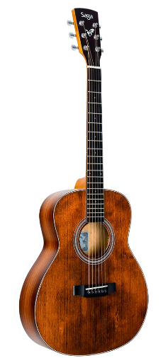 SAGA GS700R  ( Solid Top ) Acoustic Travel Guitar