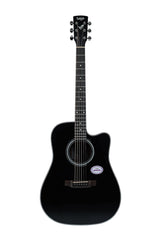 Saga SF-600C-BLACK Dreadnought Cutaway Acoustic Guitar
