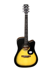 Saga SF-600C-SB Dreadnought Cutaway Acoustic Guitar