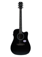 Saga Sf-600CE Dreadnought Electro Acoustic Guitar (With Fishman Pickup) Black