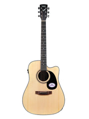 Saga SF-600CE Dreadnought Electro Acoustic Guitar (With Fishman Pickup) Natural