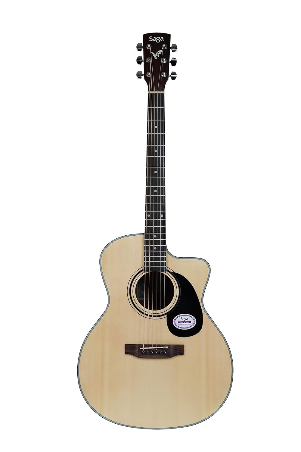 Saga SF-600GC-NAT Grand Concert Cutaway Acoustic