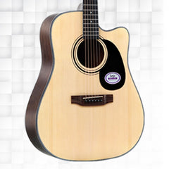Saga SF600C Dreadnought Cutaway Acoustic Guitar
