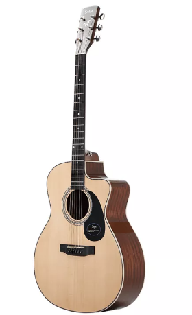 Saga SF700GC Pro Grand Concert  Acoustic Cutaway Guitar