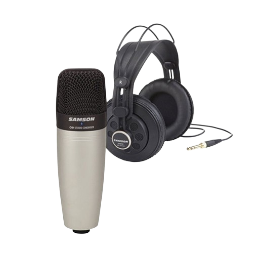 Samson C01/SR850 - Studio Mic W/SR850 Headphone
