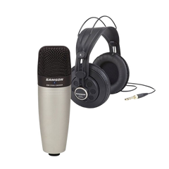 Samson C01/SR850 - Studio Mic W/SR850 Headphone