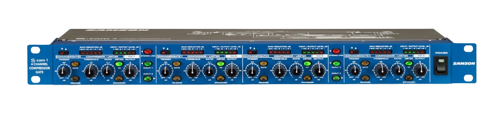 Samson S-COM 4  - 4 Channel Compressor / Limiter