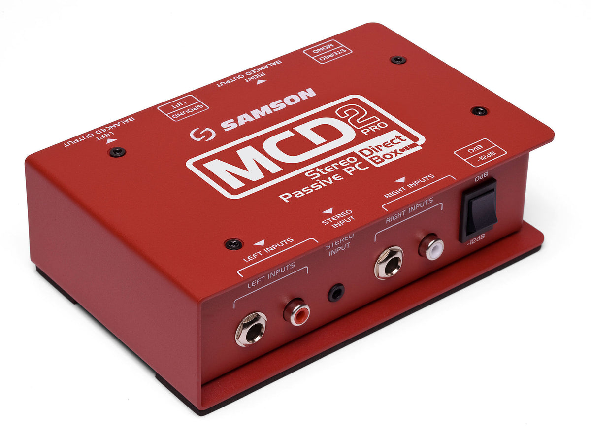 Samson S-Max MCD2 Pro - Stereo Computer/DJ Direct Box
