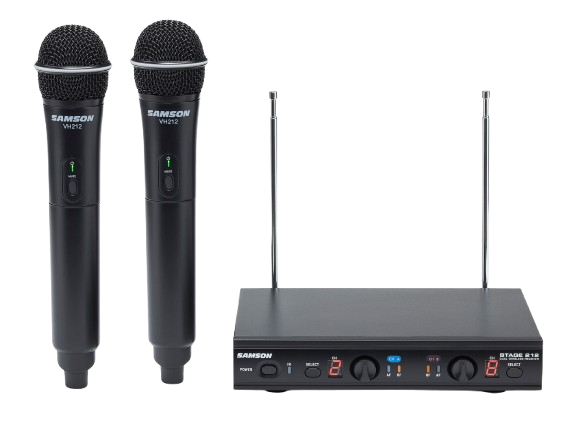 Samson Stage 212 Frequency-Agile VHF Wireless System (2 x Q6 HH)