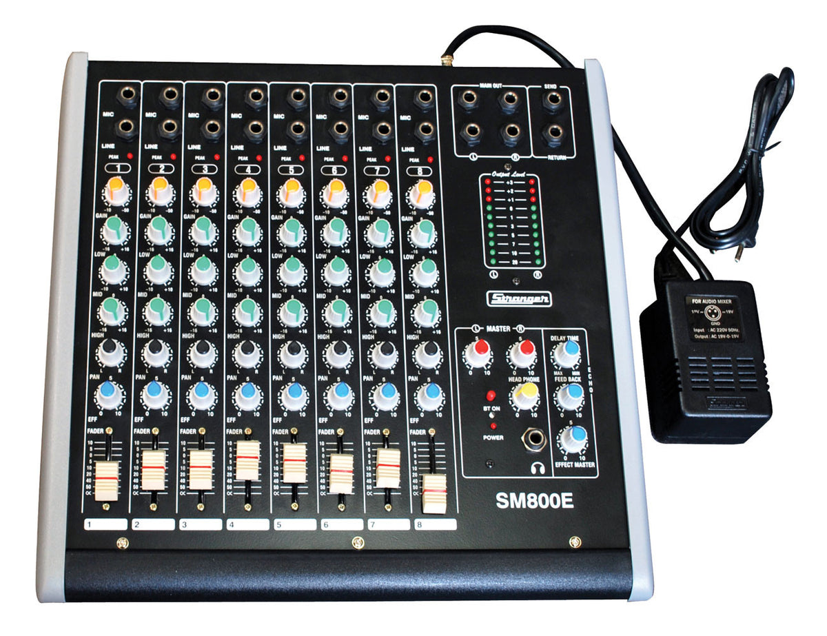 Stranger SM120E Audio Mixer 12/8 Channel