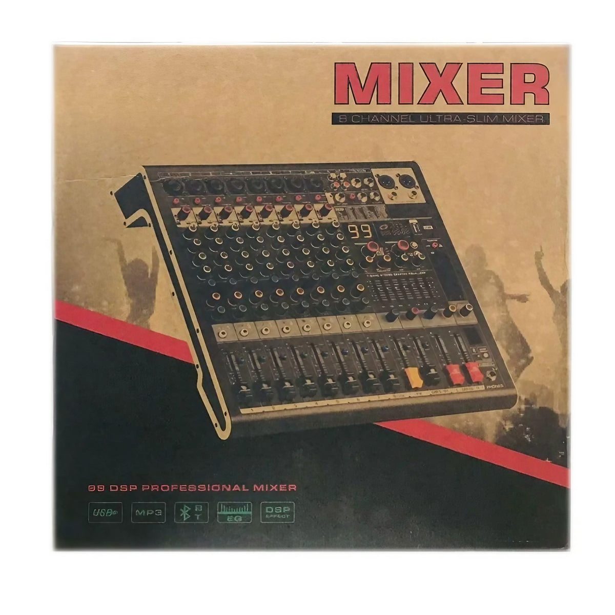 Soundx SG-82 Professional Audio Mixer