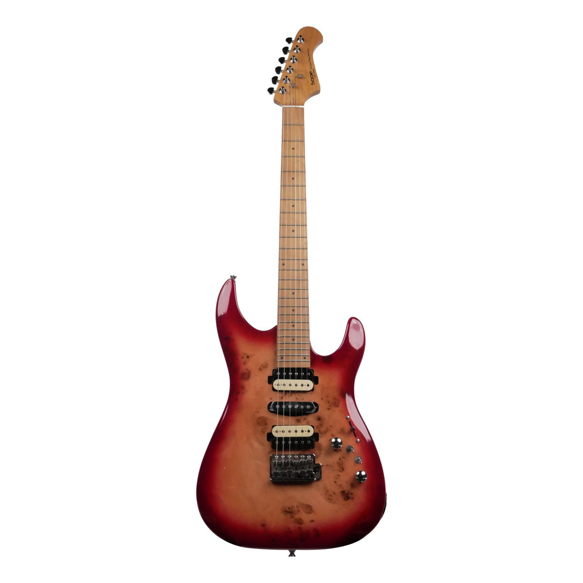 SQOE SEIB550 HSH Super Strat Electric Guitar