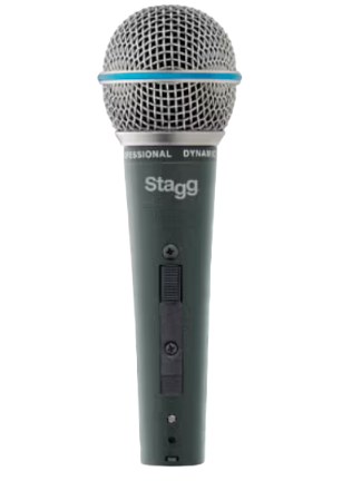 Stagg Microphone, SDM60, Professional Cardioid Dynamic with Cartridge DC164, with Cable