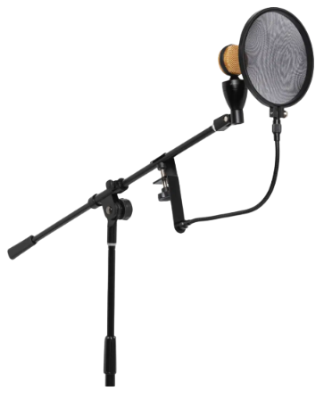 Stagg PMCOH Pop Screen for Studio Condenser Microphone, Fully Adjustable