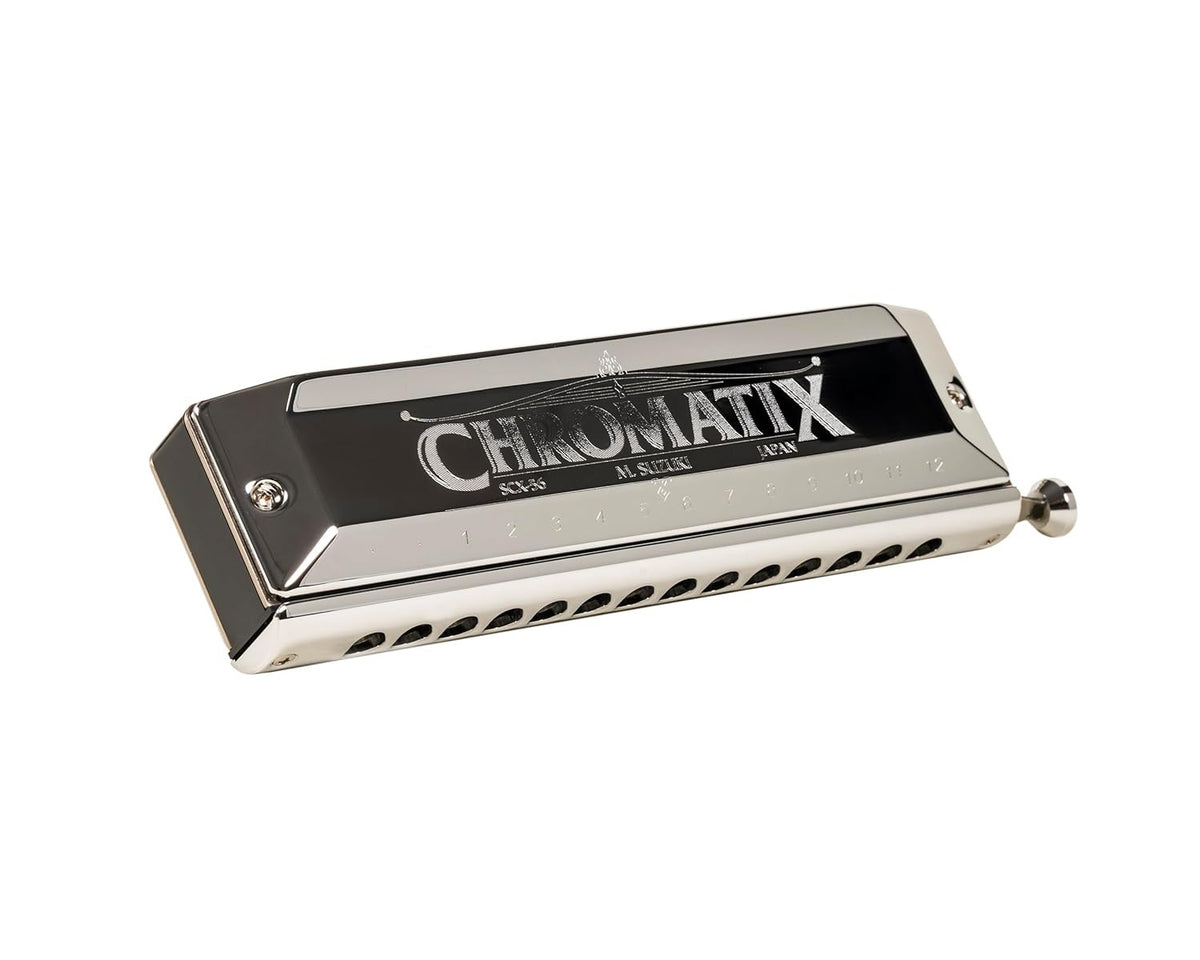 Suzuki Harmonica Chromatic SCX-56 CH Key C Reverse Slider SCX-56CH