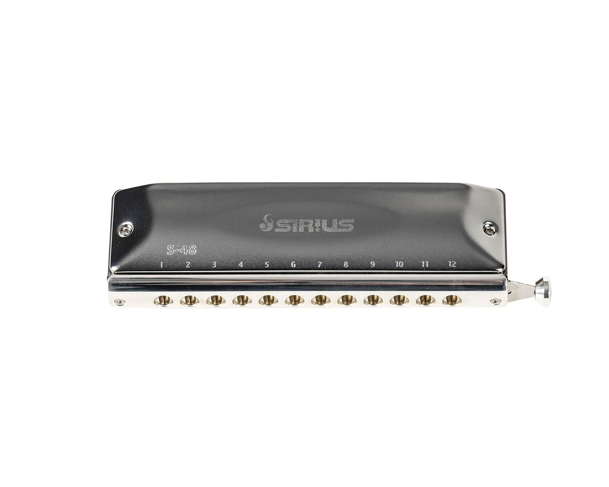 Suzuki Harmonica Chromatic Sirius with Straight Slide S-48S