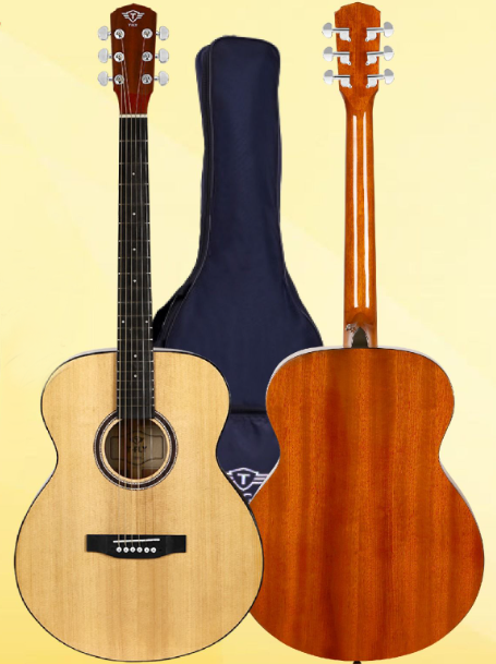 T-fly TF402 Acoustic Guitar With Bag Multi