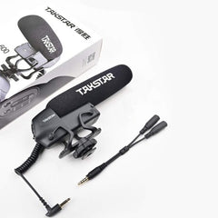 TAKSTAR Shotgun Microphone Interview Photography Microphone Condenser Recording MIC for DSLR Camera DV Camcorder SGC-600