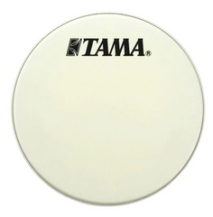 Tama Bass Drum Head White Coated 18" w/Logo for Silverstar CT18BMSV