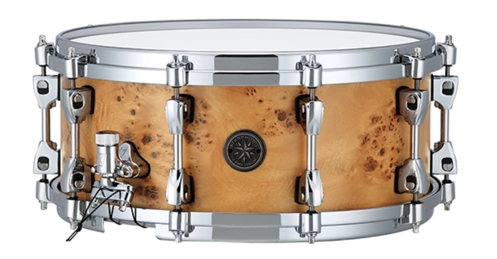 Tama Snare Drum Starphonic Maple 14"x6" Satin Mappa Burl PMM146-STM