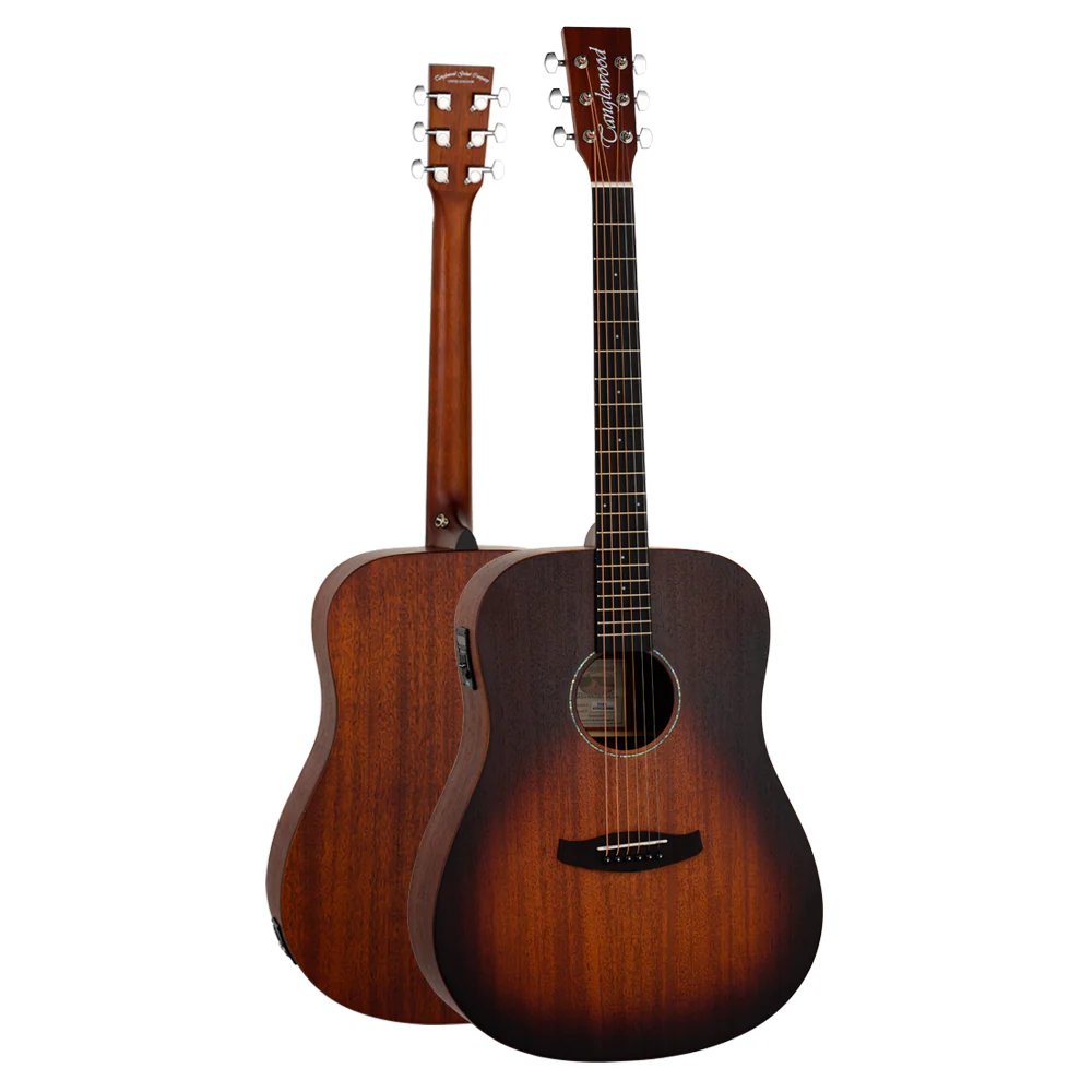 Tanglewood Crossroads TC5E Dreadnought Electro-Acoustic Guitar - Whiskey Burst Satin