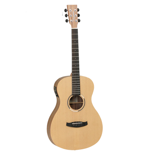 Tanglewood DBT PE HR Discovery Exotic Parlour Spruce Top Electro-Acoustic Guitar - Natural Open Pore Satin