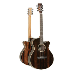 Tanglewood DBT SFCE AEB Discovery Super Folk Electro-Acoustic Guitar - Narural Satin