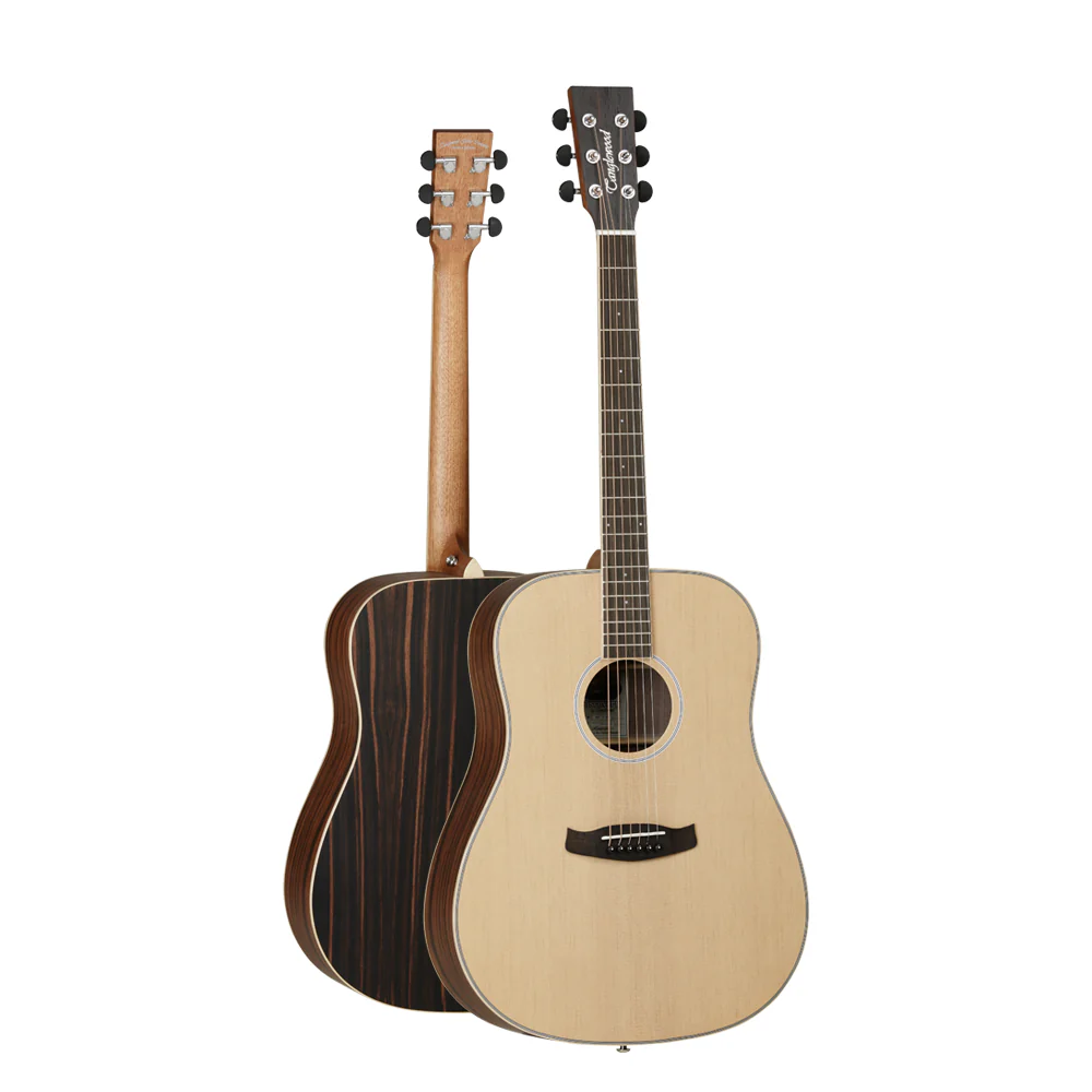 Tanglewood Discovery Exotic DBT D EB Dreadnought Acoustic Guitar - Natural Open Pore Satin