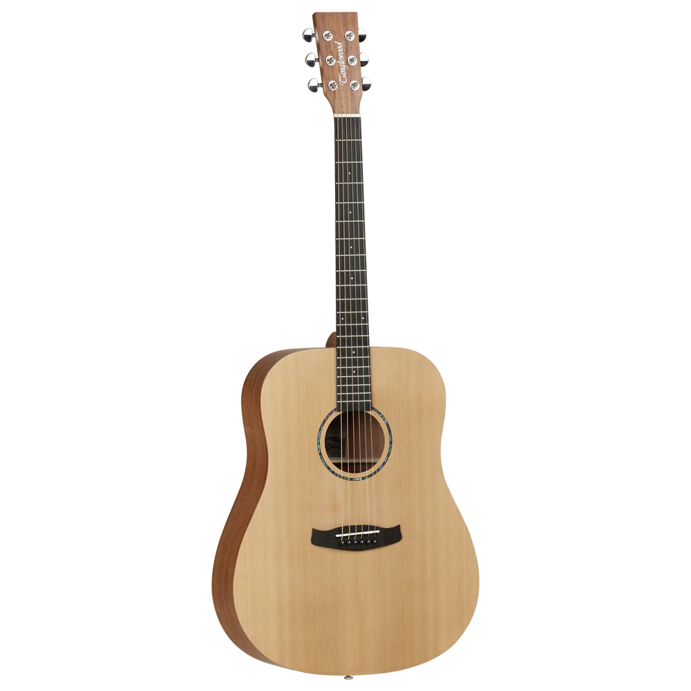 Tanglewood Roadster II TWR2 D, Dreadnought Acoustic Guitar with Padded Bag - Natural Satin