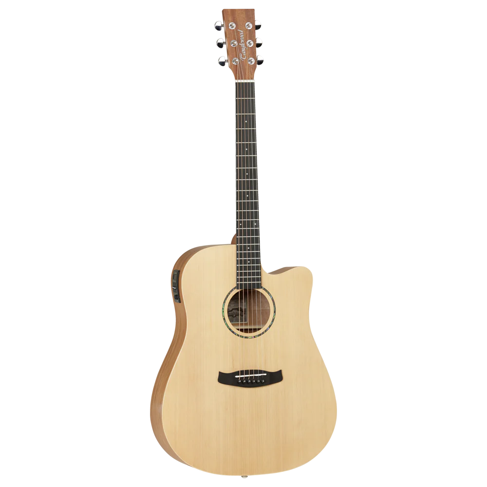 Tanglewood Roadster II TWR2 DCE Dreadnought Cutaway Electro-Acoustic Guitar - Natural Satin