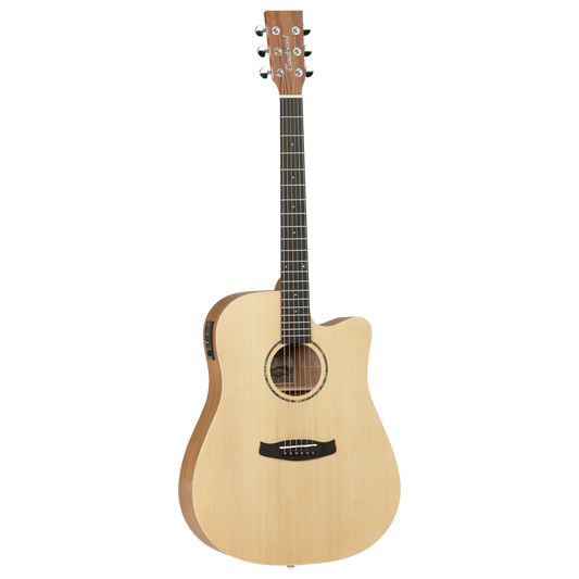 Tanglewood Roadster II TWR2 DCE Dreadnought Cutaway Electro-Acoustic Guitar - Natural Satin